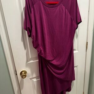 DG2 by Diane Gilman Asymmetrical Purple Dress